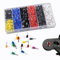 Wenrescry Lot de 1800 embouts de câbles, assortiment d'embouts de câbles isolés 0,5-10 mm², embouts de câbles isolés colorés en inserts en laiton étamé pour connexions de fils