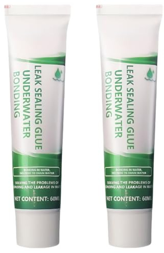 2pcs Fish Tank & Pond Repair Adhesive,Instant Leak Repair Glue,Transparent Seam Sealer,Long-Lasting Protection,Easy to Use,Wide Application,Premium Materials,Durable and Portable Design,Compact