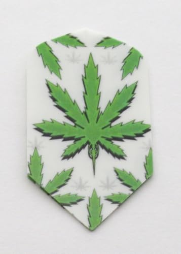 US Darts - 5 Sets (15 Flights) Marijuana Weed Dope Slim Dart Flights