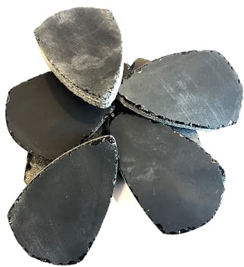 Black Obsidian Preshaped Arrowhead Slabs for Flint Knapping (6)