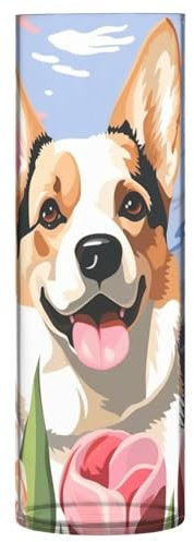 Vaso di plastica a forma di tulipano, vaso creativo in plastica per composizioni floreali, decorazione per casa, ufficio, matrimonio