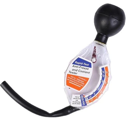 GNAUMORE Tester antigelo, tester antigelo, tester antigelo per auto, tester per refrigerante auto, tester per refrigerante, dispositivo di prova di protezione antigelo per auto, alta precisione,