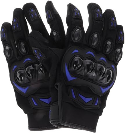 SWOOMEY 1 Paar Handschuhe für angelhandschuhe motorradhandschuhe Motorradrennhandschuhe Vollfingerhandschuhe Sommerhandschuhe Fahrradhandschuhe Handball-Handschuhe Zhu Lowbu Blue