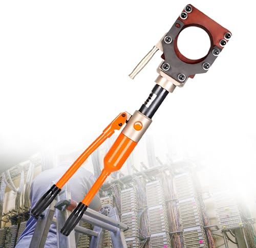 Cesoia Idraulica per Cavi, Taglio Idraulico di Cavi Forbici con Valvola di Sicurezza, per Il Taglio di Cavi Armati Φ50 Mm/75 Mm/85 Mm/95 Mm，Forza di Taglio 7t/8t/8t/10t CPC-50