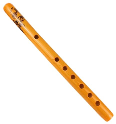 Clarinete de flauta de bambú tradicional de 6 agujeros - Instrumento musical para estudiantes de color madera