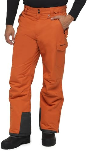 ARCTIX Men's Snow Sports Cargo Pants Snow Pants - Burnt Ginger, Medium/Regular