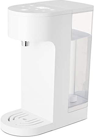 Yum Asia Oyu Digital Instant Hot Water Dispenser with white 'Hidden Under' LED touch display, 4 Litre capacity, Ecoboil, InstaHEAT technology, 220-240V UK/EU Power
