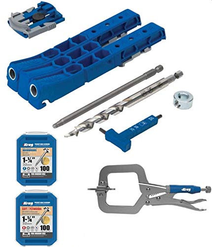 Kreg Pocket Hole Jig 320 with KHC-MICRO and two 100 Count Kreg Screws