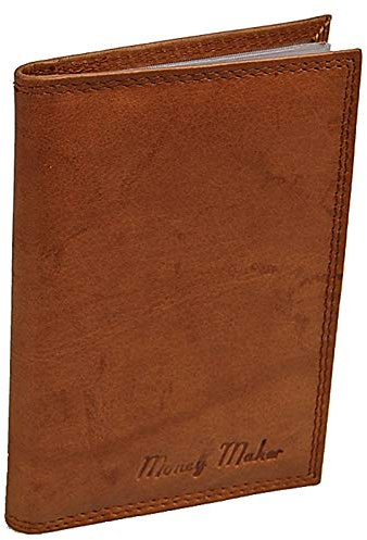 GoBago Ausweisetui Leder Ausweismappe Ausweishülle mit Sichtfenster Kreditkartenetui Führerscheinhülle (Beige)