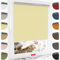 Schuette® Verdunkelungsrollo ohne Bohren/mit Bohren 2in1 ● Thermo Rollo Kollektion: Sandy Shore (Beige) ● 45 x 130 cm (Breite x Höhe) ● Suprafix Klemmrollo = Klemmfix 2.0 ● 60s Montage mit Video