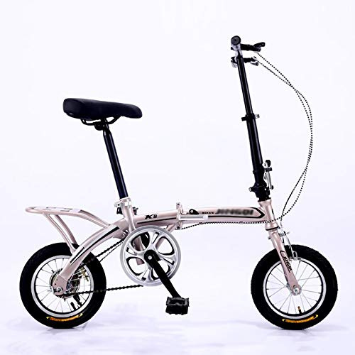 ZDXC Folding City Bike 12 Inch Adult Compact Foldable Bike Mini Lightweight Folding Bike To Work School Bicycle