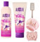 Curly Hair Shampoo & Conditioner Set – Contains Detangling Brush Shower Cap Hair Drying Cap Bundled with Aussie Curls Shampoo 300ml & Conditioner 200ml with Coconut & Jojoba Oil & Macadamia Nut.