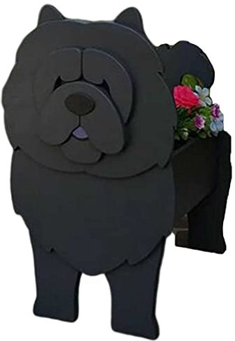 YANXIR 3D-Blumentopf in Hundeform, kreativer Pflanzenbehälterhalter in Cartoon-Optik, Statuen für den Außenbereich, Blumentöpfe für den Garten