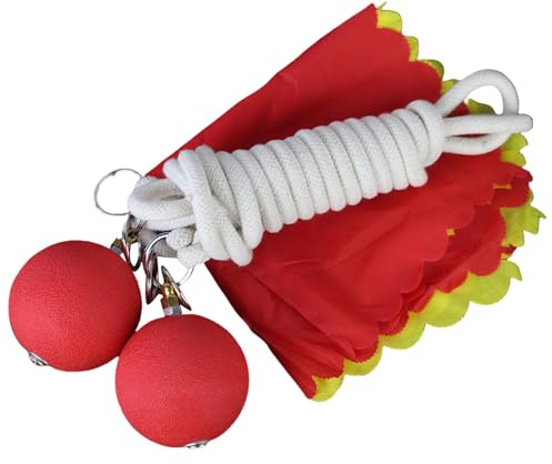 Psdndeww Durability Rubber Fitness Hammer Exercise Equipment Shoulder Relief Ball Swing Training for Wushu Art Practice Elastic Fitness Ball