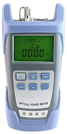 DAXGD Optical Power Meter, 3 in 1 Visual Fault Optic Cable Tester, 850-1650nm Fault Locator Fiber Optic Power Meter, FC/SC/ST Universal Interface Portable Fiber Optic Cable Tester Tool