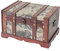HMF 6408-129 Schatztruhe aus Holz | 29 x 20 x 17 cm | Klein | Amerika