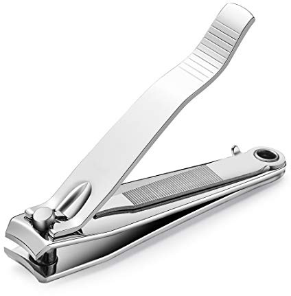 1Pc Heavy Duty Nail Clipper, Stainless Steel Toe Finger Nail Clippers Cutter For Men Women