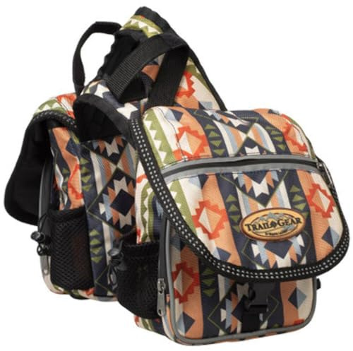 Weaver Leather Unisex's Trail Gear Pommel Bag Dist Saddle, Multi, 6 L x 3-1/2 W x 10 H