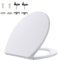 Rainsworth Nano Glaze Toilettendeckel Form O,Urea Formaldehyd Wc Sitz Mit Absenkautomatik,Ergonomisch Gestalteter Antibakterieller Klodeckel,Universal Klobrille