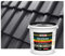 Isolbau Dachfarbe - 20 kg RAL Farbe Fassadenfarbe Nano Dachlack Sockelfarbe auf Wasserbasis - Lösemittelfrei, Wasserdicht, UV-beständig - Anthrazit