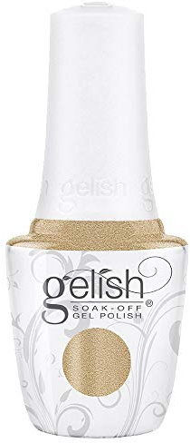 Gelish Nail Polish, Gilded In Gold, Gold Metallic, 15 ml