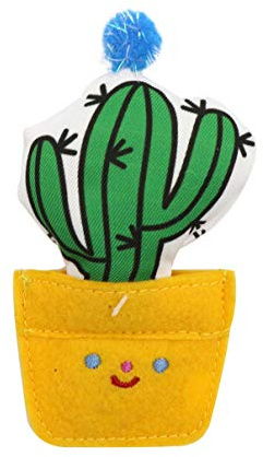 AIME - Giocattolo interattivo per gatti, cactus, 6 cm