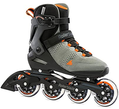 Rollerblade Herren Sirio 90 Inline-Skate, Antracite/Arancio, 47 EU