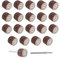 eMagTech 20 Dischi Abrasivi Per Carta Vetrata Con Ruota Lamellare A Grana 80 Per Utensili Rotanti Con Mandrino A Manico Lungo 13x12x3 Mm/0,51x0,47x0,12 Pollici Accessori Per Utensili Lucidanti