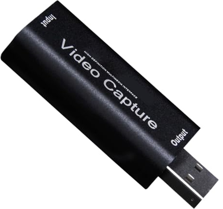 Tarjeta de videocámara - Adaptador portátil de baja latencia | Adaptador convertidor de audio Grabber para creadores de contenido de estudio, entusiastas de los deportes electrónicos y transmisión