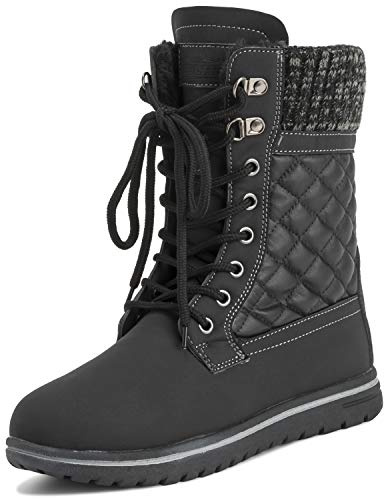 Polar Bottes Femme – Bottines Hiver Impermeables avec Doublure Polaire, Resistantes et Chaudes pour la Neige et la Randonnee