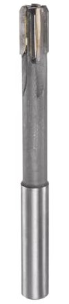 sourcing map Hartmetall Reibahle 10.4 mm, 4 Schneidig, H8/H7 Genauigkeit, Sandstrahlbeschichtung Maschinenreibahle für Metall Holz Loch Reiben, Gerade Nut Hochgeschwindigkeitsstahl Werkzeug