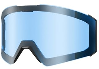 OutdoorMaster Falcon Occhiali da Sci per Bambini, Lente Magnetica Intercambiabile, Cilindrica Anti-Nebbia per Snowboard