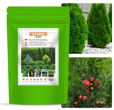 GREEN ORO HYDRO AKI 1,5KG Fertilizante de otoño para Thuja y árboles coníferos