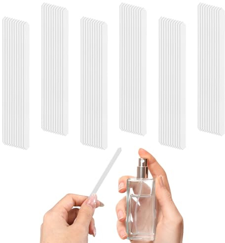 zorvixal 500 Pezzi Bianco Reattive Strisce di Carta Profumi, 13.5 x 0.6cm