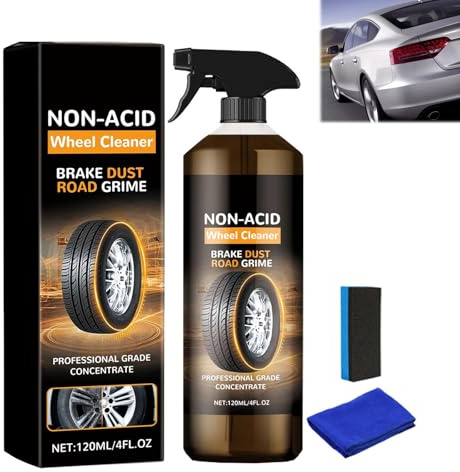 Reifenreiniger & Reifenpflege Auto,Reifenglanz,UV Schutz Reifenreiniger Reifenpflege Auto Zubehör,Reifenbeschichtung,High Gloss für Autoreifen,Langanhaltendes Reifenglanz,Autos Pflege,120 ml