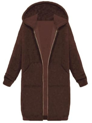 Generisk sweatjacka dam med huva lång oversize, huvtröja dam dragkedja huvtröja med fickor sweatshirt enfärgad långärmad ledig vår kappa mode kofta lös huvjacka
