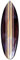 Seestern Sportswear Deko Holz Surfboard 50,80 oder 100 cm Airbrush Design Surfing Surfen Wellenreiten Surf /FBA_1851 100 cm
