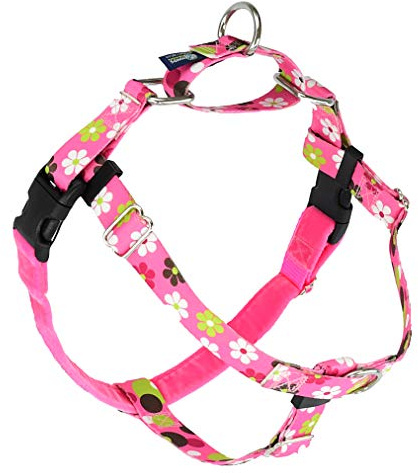 2 Hounds Design Freedom No Pull Dog Harness | Adjustable Gentle Comfortable Control for Easy Dog Walking |for Small Medium and Large Dogs | EarthStyle Designs | Made in USA