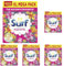 Surf Tropical Lily Laundry Powder for fabric care for brilliantly clean laundry every time 4 kg (80 wahses) (Pack of 5)