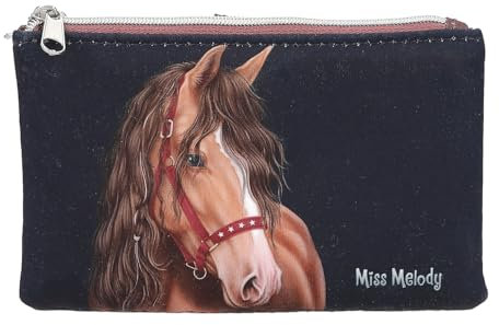 Depesche 13192 Miss Melody Portemonnaie mit Herzsteppung