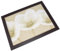 Hellebores Floral Cushioned Lap Tray Large Faux Leather Padded Dinner Serving TV
