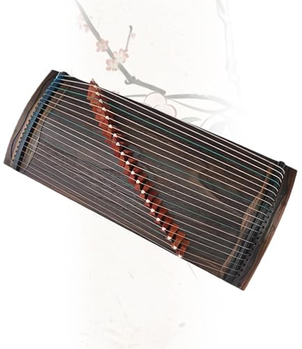 Guzheng, Portable Zither, Mini Chinese Instrument, Lightweight Design, 21 Strings for Beginners and Intermediate Players