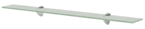 vidaXL Wand Regal Glasregal Glasboden Glasablage Badregal Mattiert 80x20 cm 8 mm