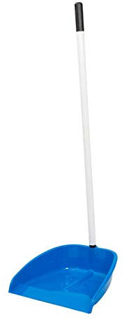 Pamex - Recogedor de plástico con mango 88 x 26 cm, recogedor de pie, vertical, interiores, limpieza hogar (Color surtido)