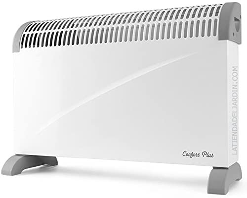 Convecteur CV4000A avec turbo. Puissance maximale de 2000 W. 3 niveaux de puissance : 750, 1 250 et 2 000 W. Thermostat réglable