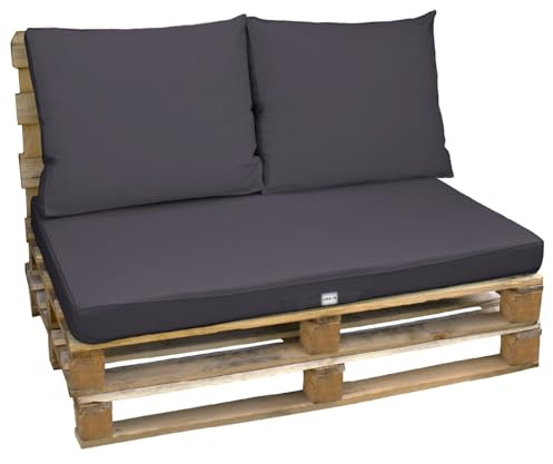 Linxor - Kit de Coussins pour Palette déhoussables - Plusieurs Coloris