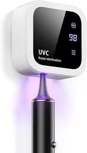 Dosevita Sterilizer Toothbrush UV-C and UV-A Dual Disinfection, Wall-Mounted Toothbrush Holder with Air Drying Function, Suitable for Bathroom Personal as Well as Travel (White1)