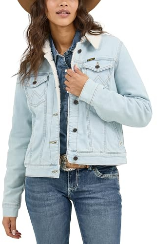 Wrangler Chaqueta Con Forro de Sherpa Retro Chaqueta con forro de sherpa retro Mujer (Pack de 1)