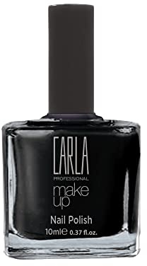 Carla Professional Make Up Nail Polishes - Attract Looks - Black Nail Polish