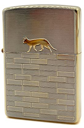 ZIPPO 2SG-CATW Catwalk Lighter, SG Satena, Cat, Cat, Double-Sided